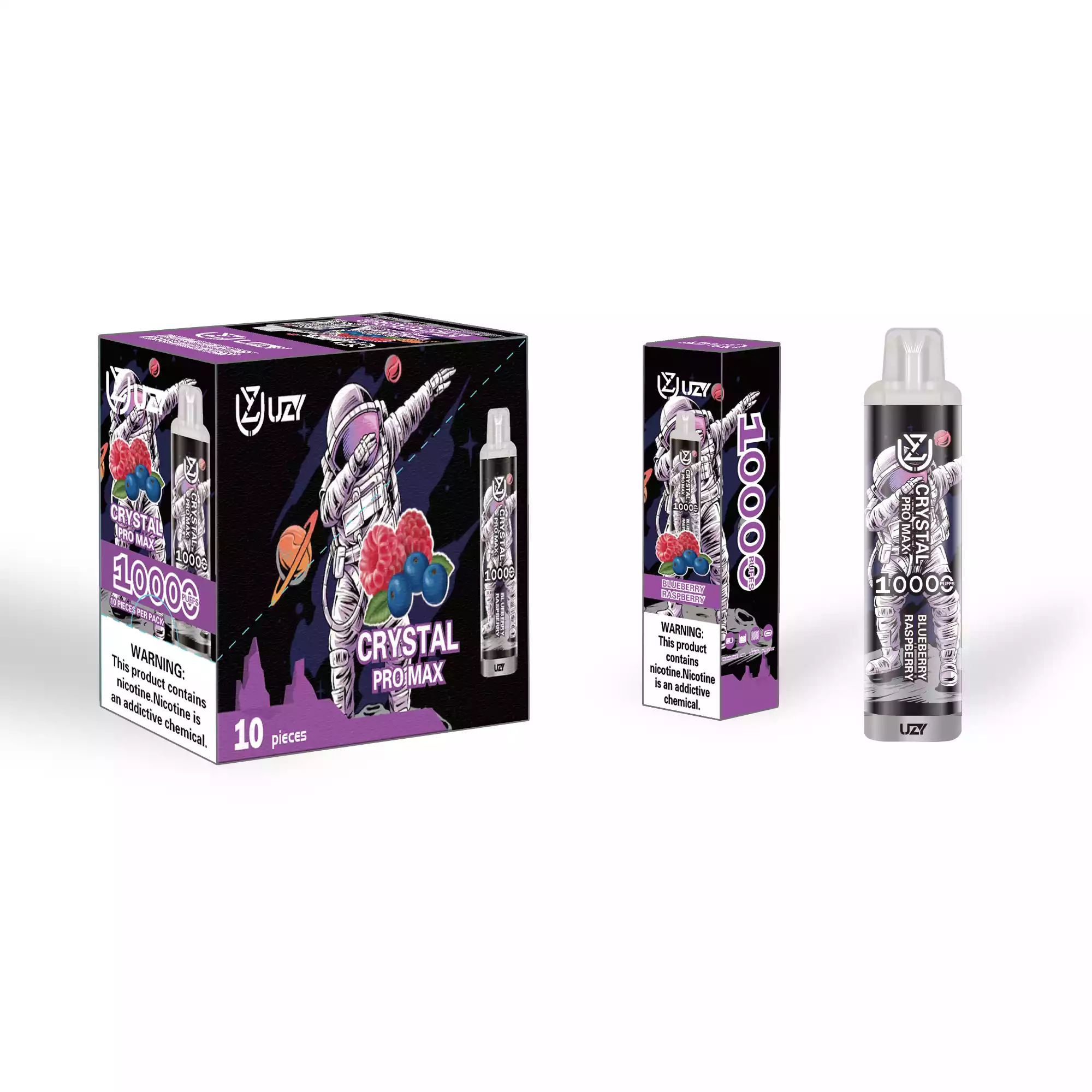 UZY Crystal Pro Max 10000 Puffs –Dampferlebnis