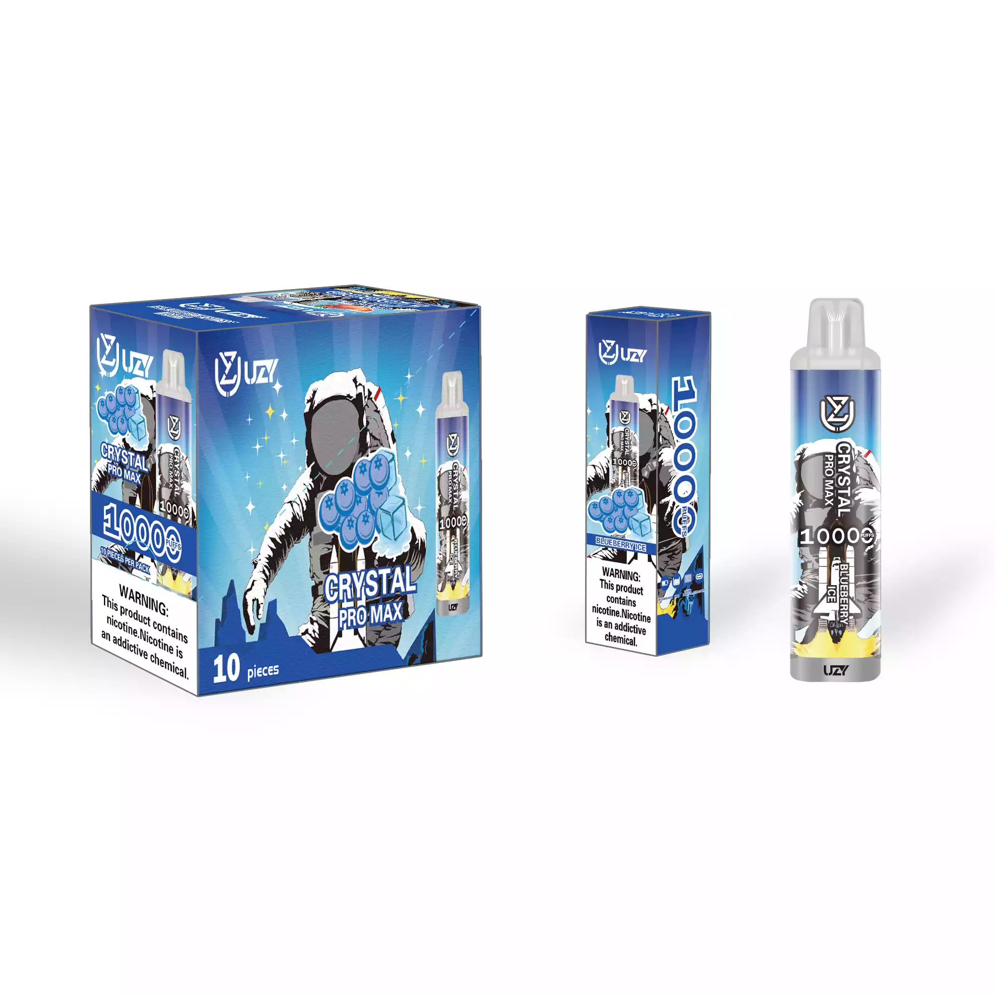 UZY Crystal Pro Max 10000 Puffs –Dampferlebnis