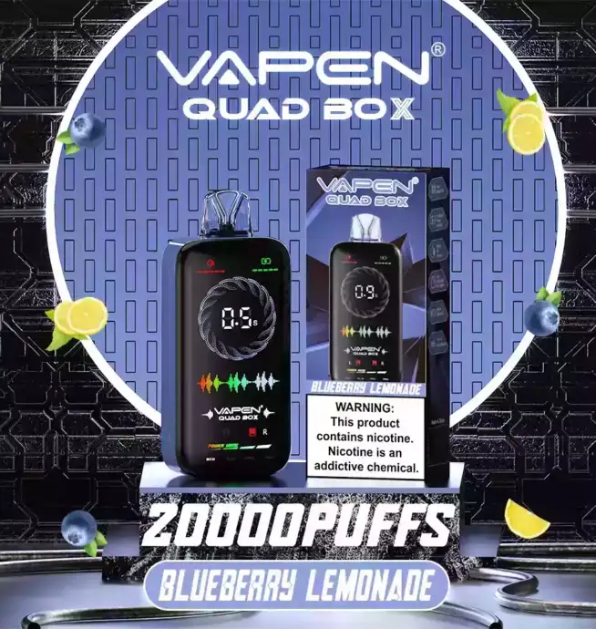 VAPEN QUAD BOX 20000 PUFFS – Intelligente Einweg-Vape