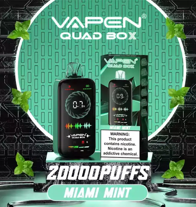 VAPEN QUAD BOX 20000 PUFFS – Intelligente Einweg-Vape