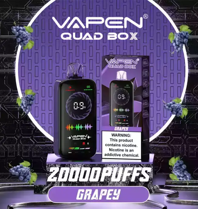 VAPEN QUAD BOX 20000 PUFFS – Intelligente Einweg-Vape