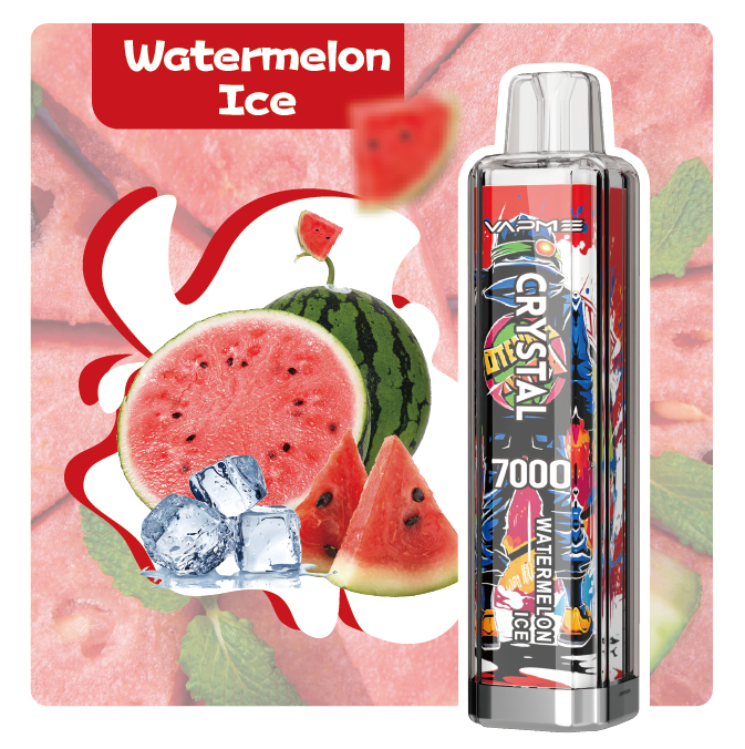 VAPME CRYSTAL 7000 Puffs – Lang anhaltendes Dampfen