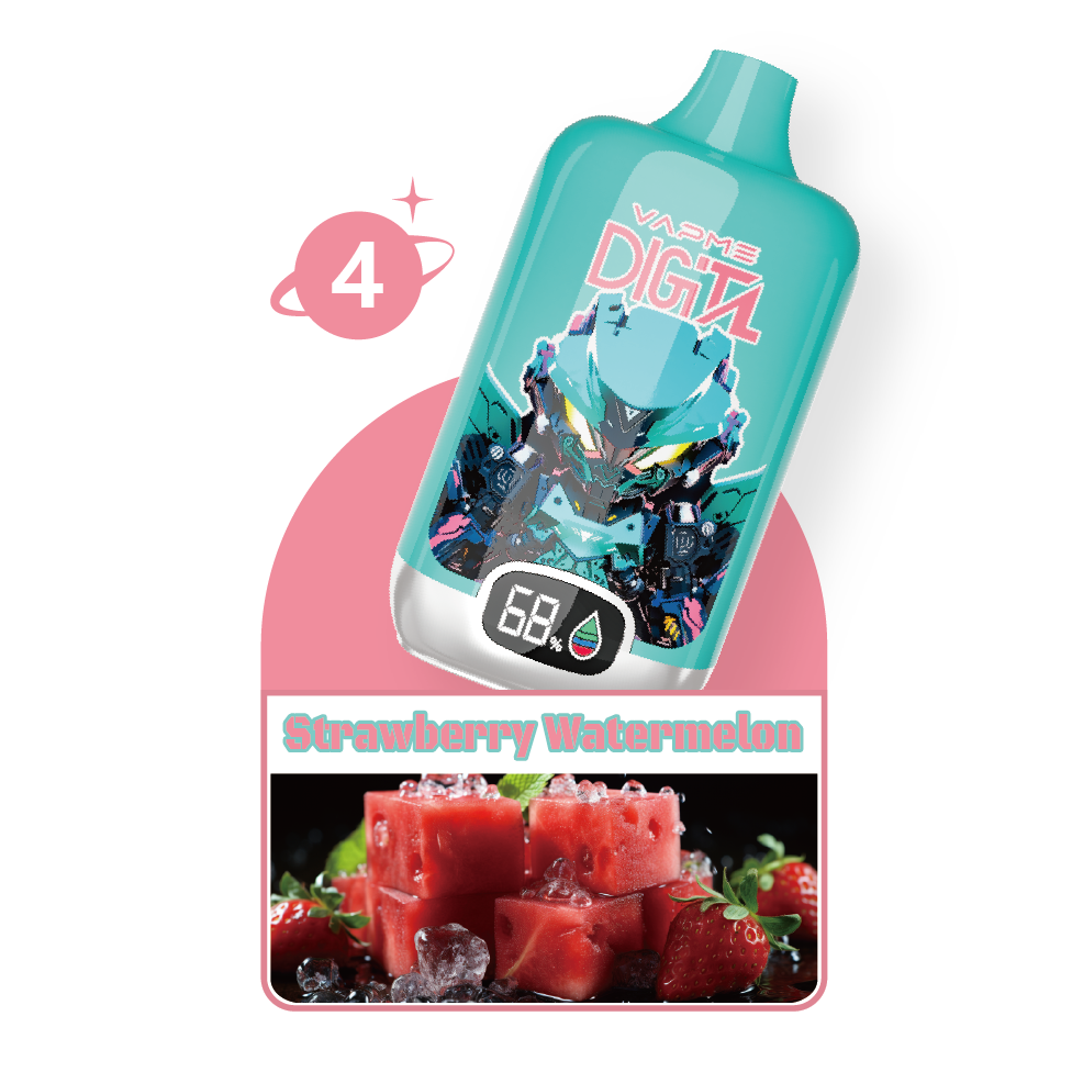 VAPME Digital 12000 Puffs – Lang anhaltendes Dampfen