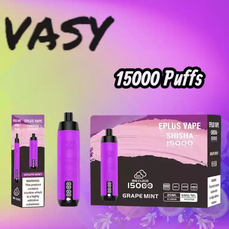 VASY EPLUS Vape Shisha 15000 Puffs – Kompakt & Geschmackvoll
