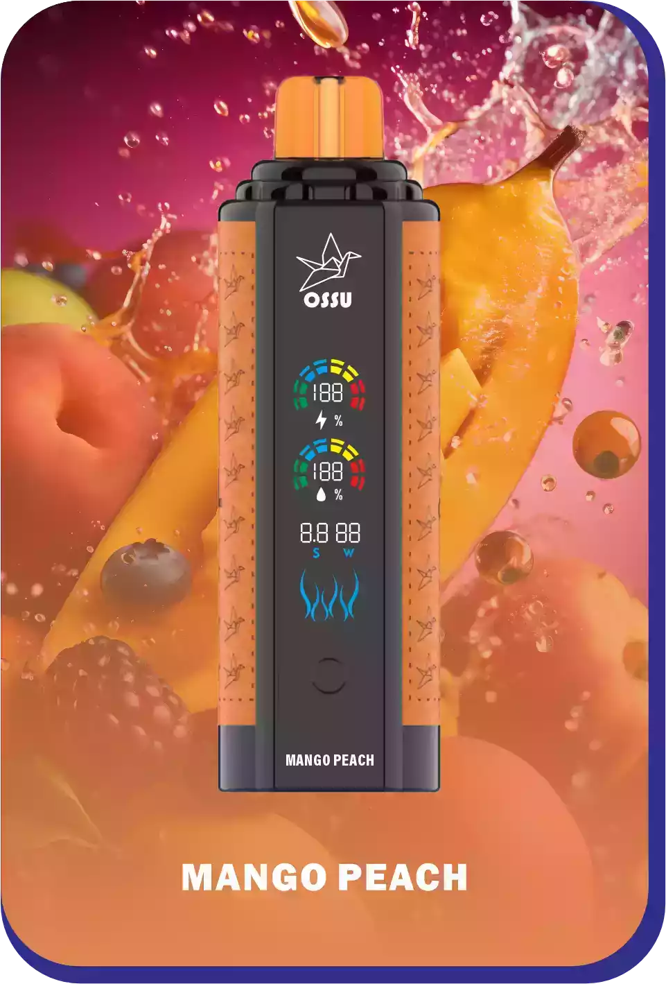 VASY OSSU 30000 Puffs mit Display & Airflow Einweg-E-Zigarette
