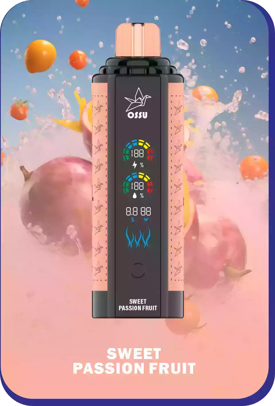 VASY OSSU 30000 Puffs mit Display & Airflow Einweg-E-Zigarette