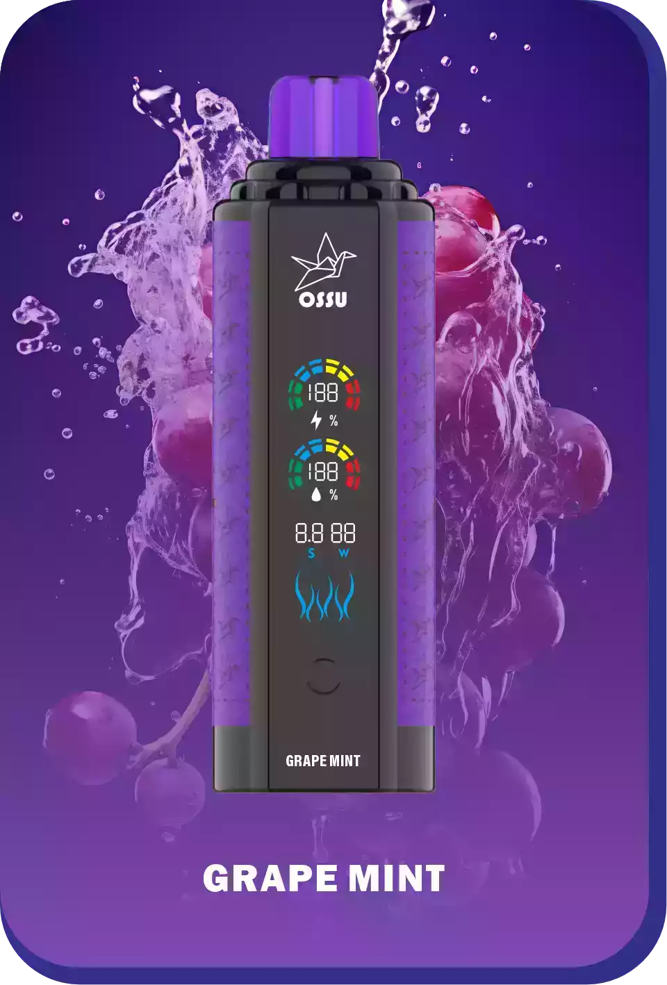 VASY OSSU 30000 Puffs mit Display & Airflow Einweg-E-Zigarette