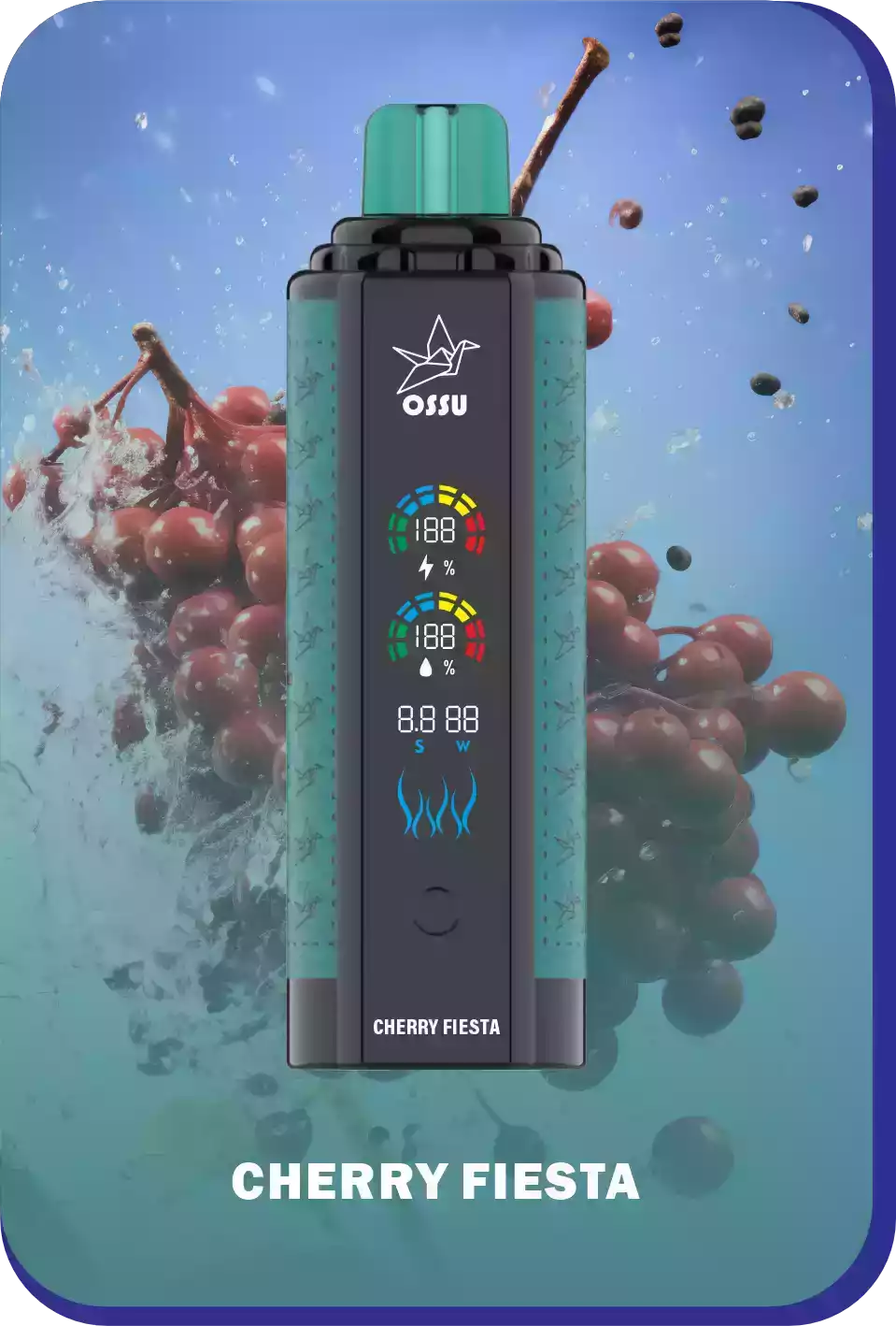VASY OSSU 30000 Puffs mit Display & Airflow Einweg-E-Zigarette