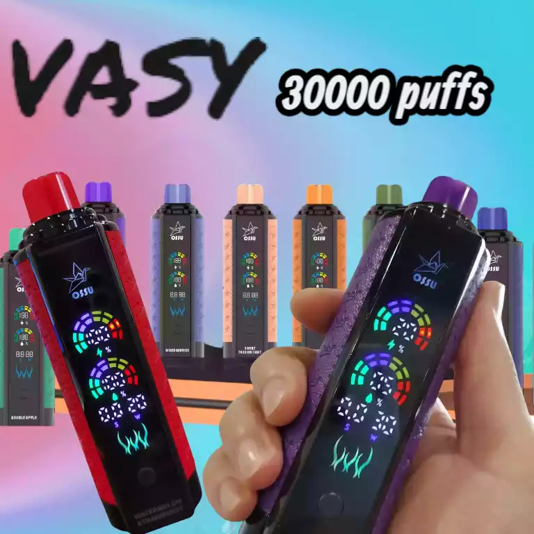 VASY OSSU 30000 Puffs mit Display & Airflow Einweg-E-Zigarette