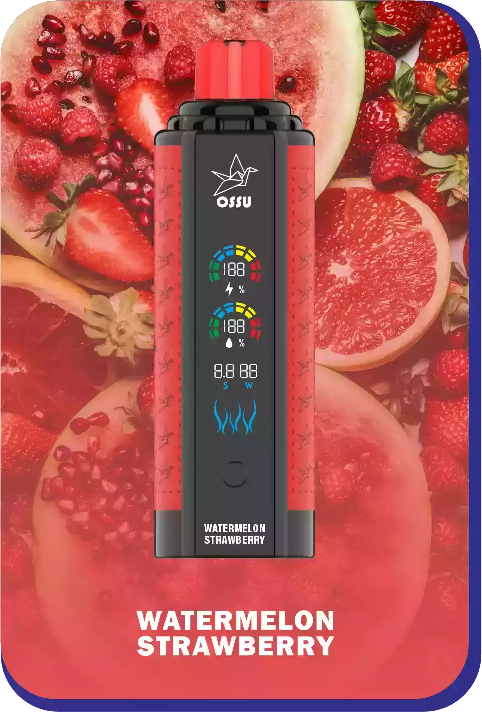 VASY OSSU 30000 Puffs mit Display & Airflow Einweg-E-Zigarette