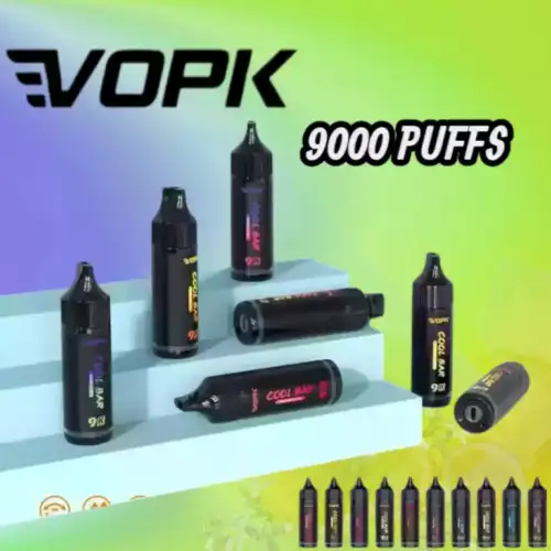 VOPK COOL BAR 9000 Puffs – Mesh Coil Vape