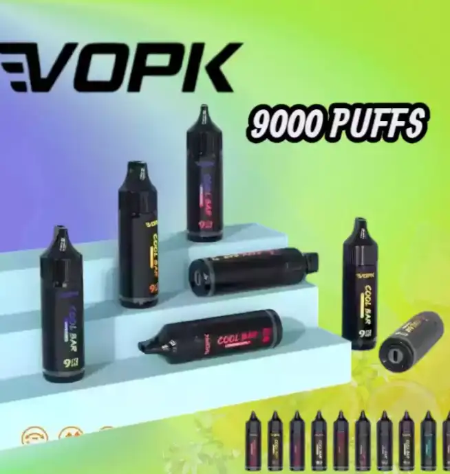 VOPK COOL BAR 9000 Puffs – Mesh Coil Vape