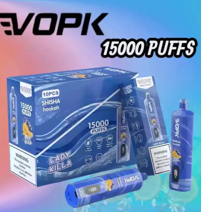 VOPK Shisha Hookah 15000 Puffs – Premium DTL Vape