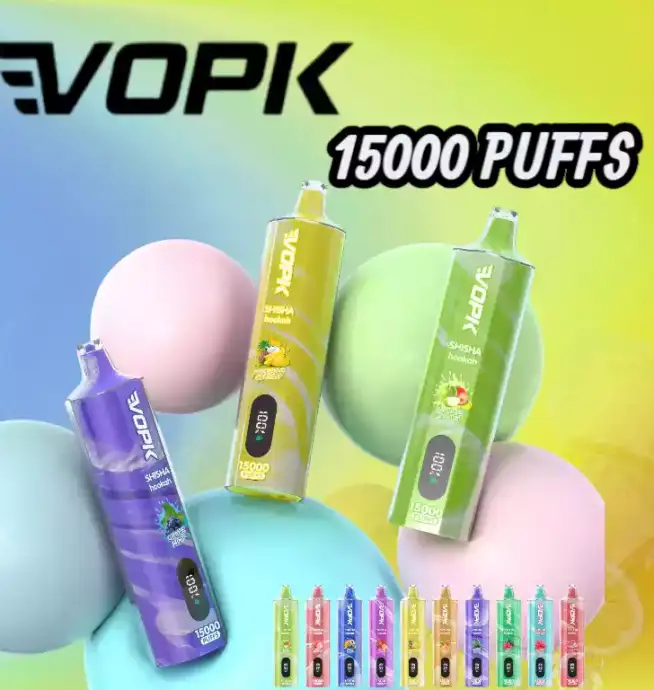 VOPK Shisha Hookah 15000 Puffs – Premium DTL Vape