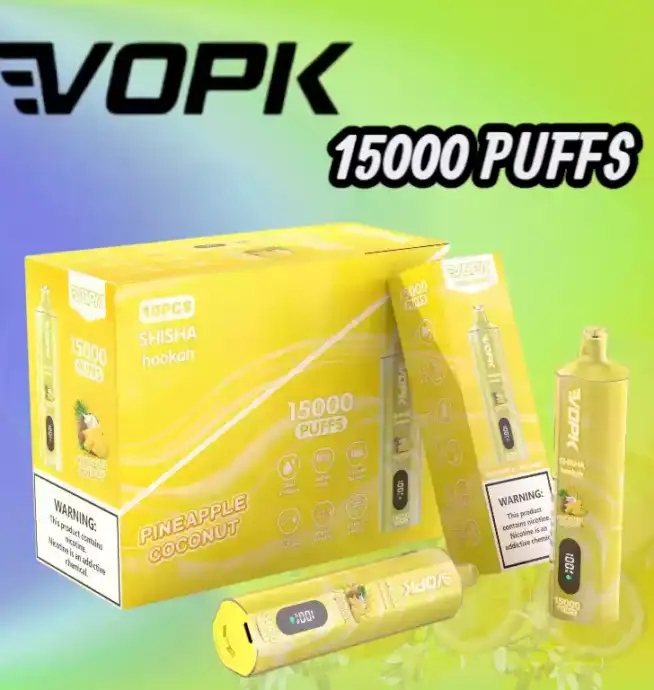 VOPK Shisha Hookah 15000 Puffs – Premium DTL Vape