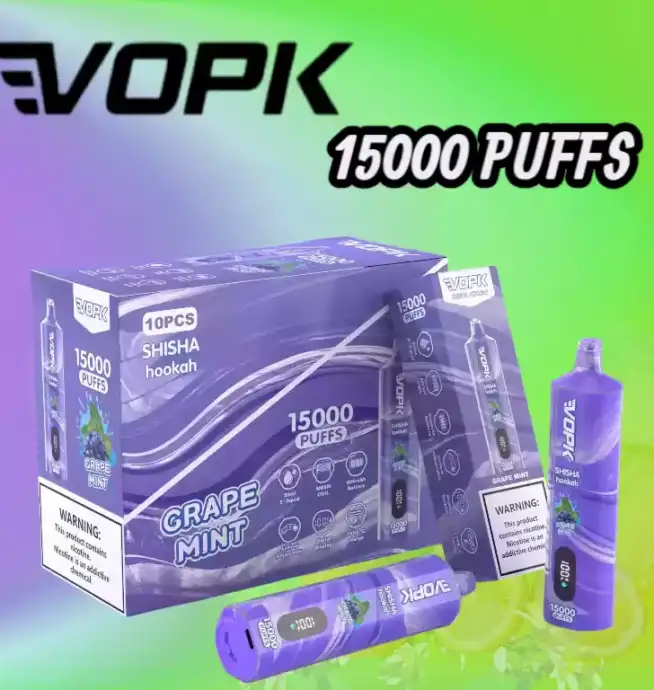 VOPK Shisha Hookah 15000 Puffs – Premium DTL Vape