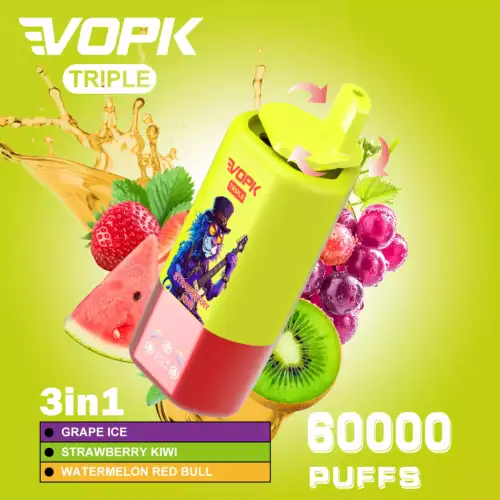VOPK TRIPE 60000 Züge Einweg-Dampfer