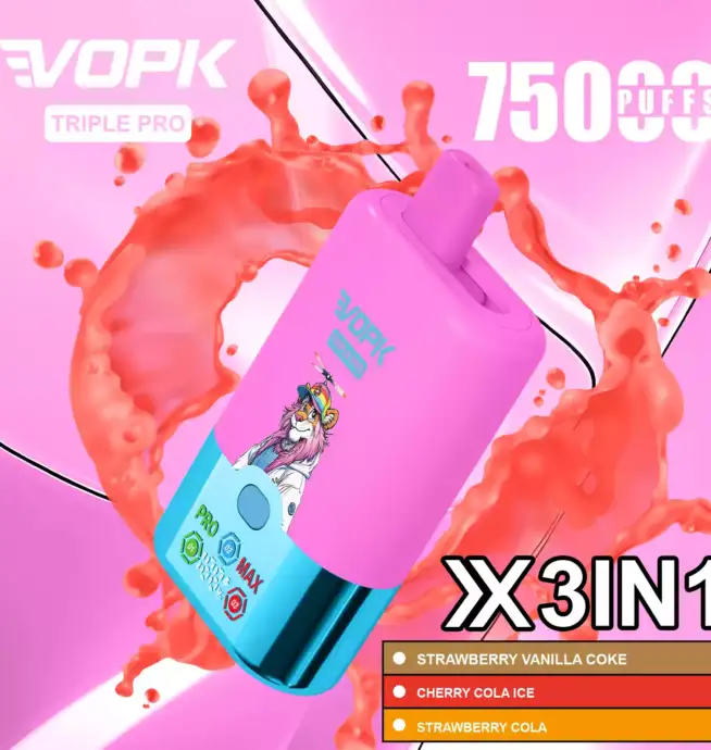 VOPK TRIPLE PRO 75000 Puffs Die Power-Vape