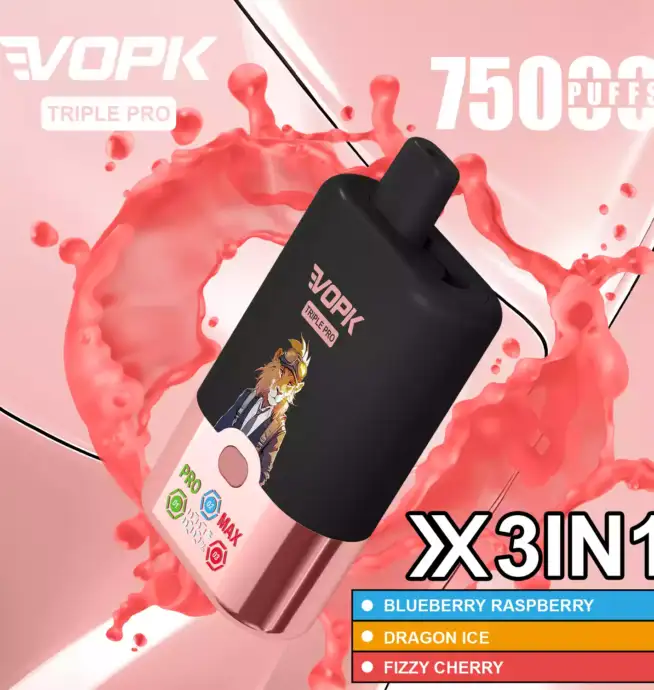 VOPK TRIPLE PRO 75000 Puffs Die Power-Vape