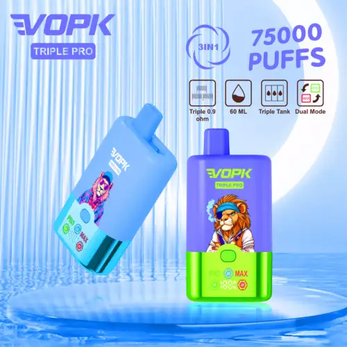 VOPK TRIPLE PRO 75000 Puffs Die Power-Vape
