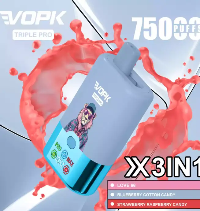 VOPK TRIPLE PRO 75000 Puffs Die Power-Vape