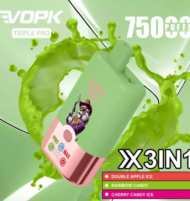 VOPK TRIPLE PRO 75000 Puffs Die Power-Vape