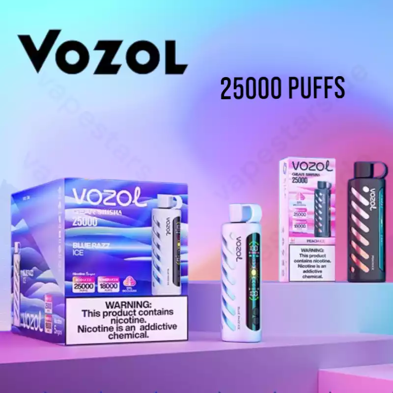 Vozol Gear Shisha 25000 Puffs 25k – LED-Displays Vape