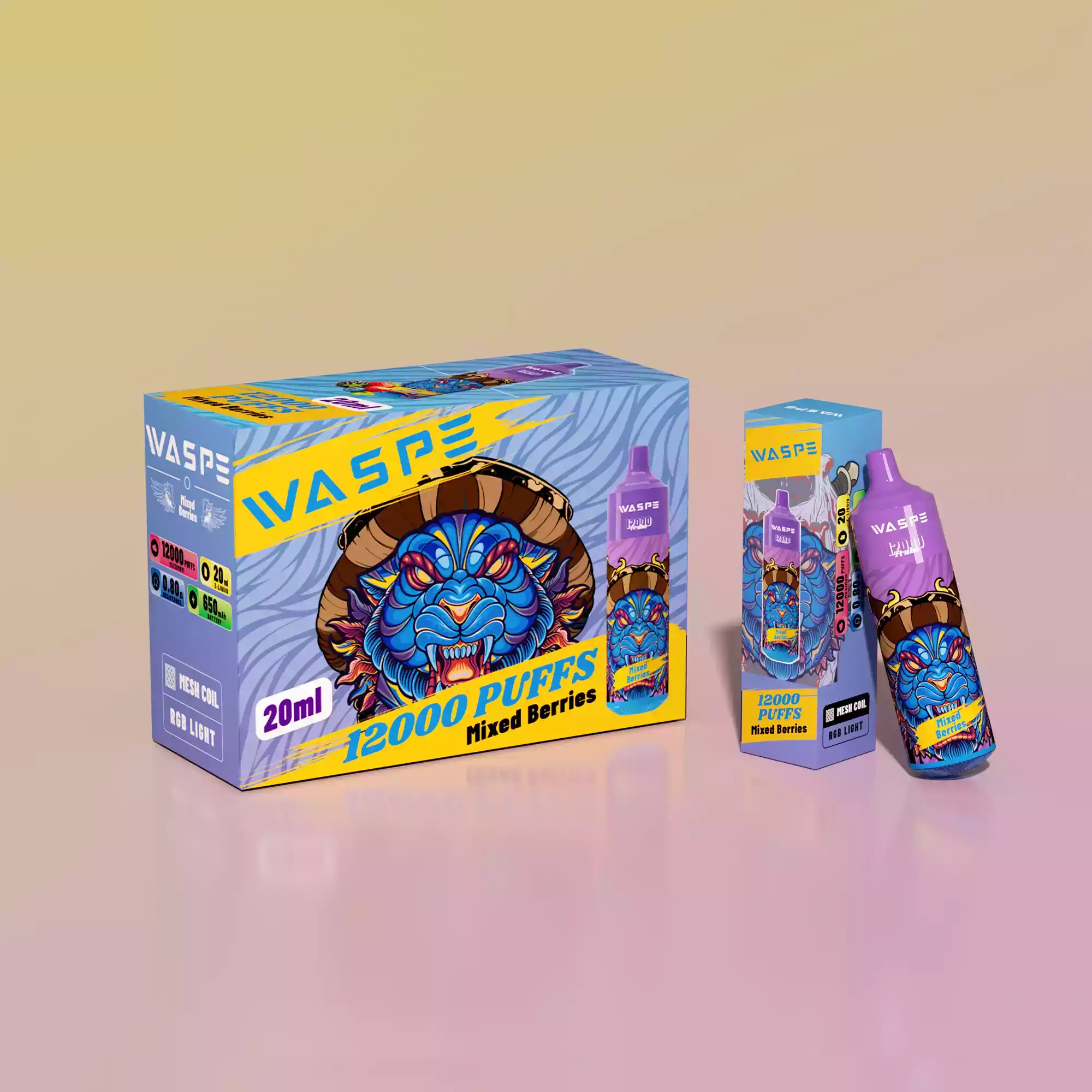 WASPE 12000 Puffs – Extra starker Einweg-Vape