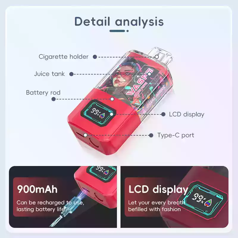 WASPE 20000 Puffs Dual Mesh Vape