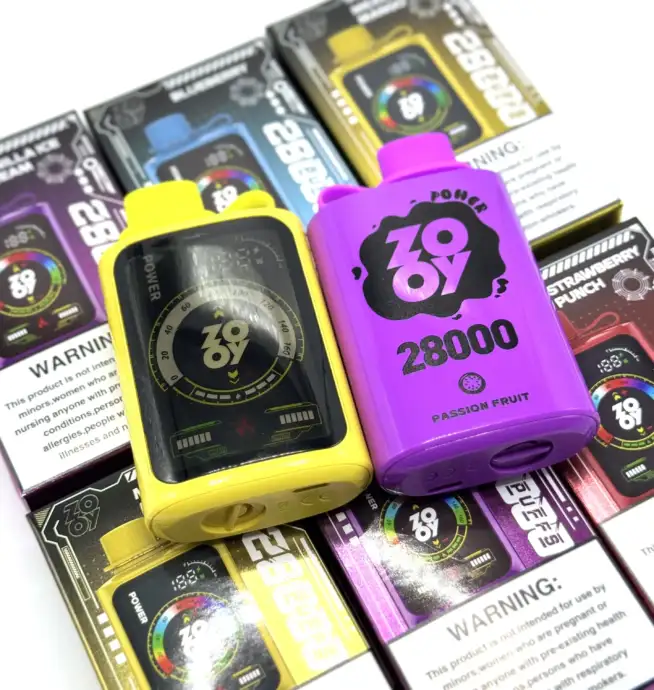 ZOOY POWER 28000 Zügen – Anpassbares Dampfen Einweg-E-Zigarette