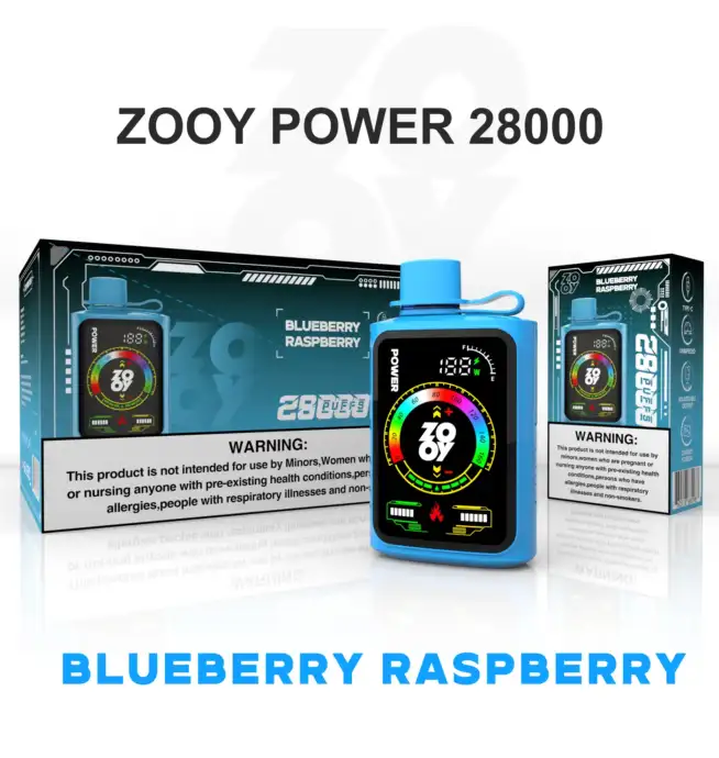 ZOOY POWER 28000 Zügen – Anpassbares Dampfen Einweg-E-Zigarette