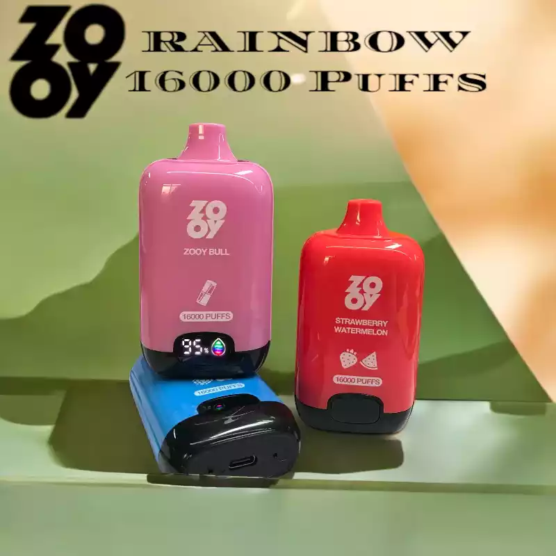 ZOOY RAINBOW 16000 Züge starke Leistung Einweg-E-Zigarette