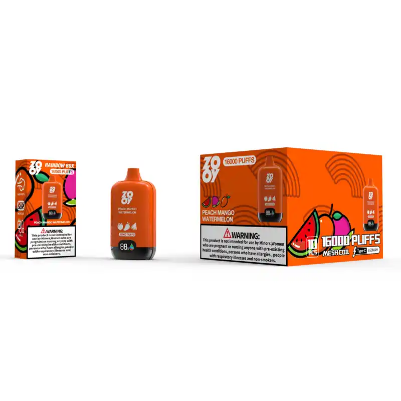 ZOOY RAINBOW 16000 Züge starke Leistung Einweg-E-Zigarette