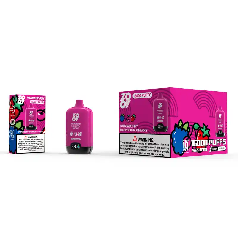 ZOOY RAINBOW 16000 Züge starke Leistung Einweg-E-Zigarette