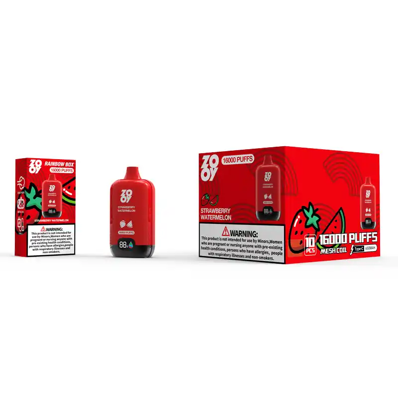 ZOOY RAINBOW 16000 Züge starke Leistung Einweg-E-Zigarette