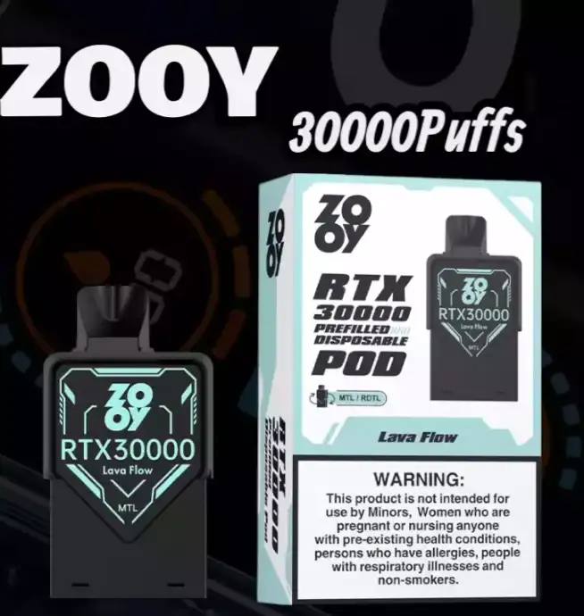 Zooy RTX 30000 Pod Vape mit RGB Licht