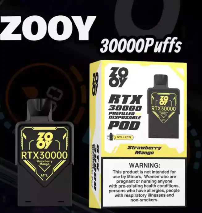Zooy RTX 30000 Pod Vape mit RGB Licht