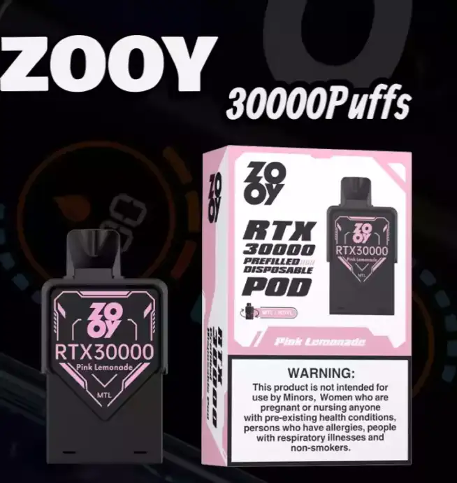 Zooy RTX 30000 Pod Vape mit RGB Licht