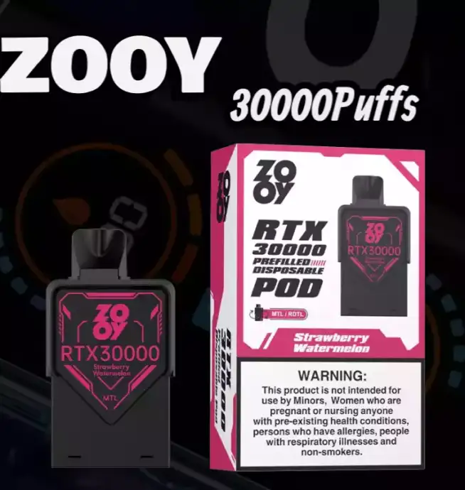 Zooy RTX 30000 Pod Vape mit RGB Licht
