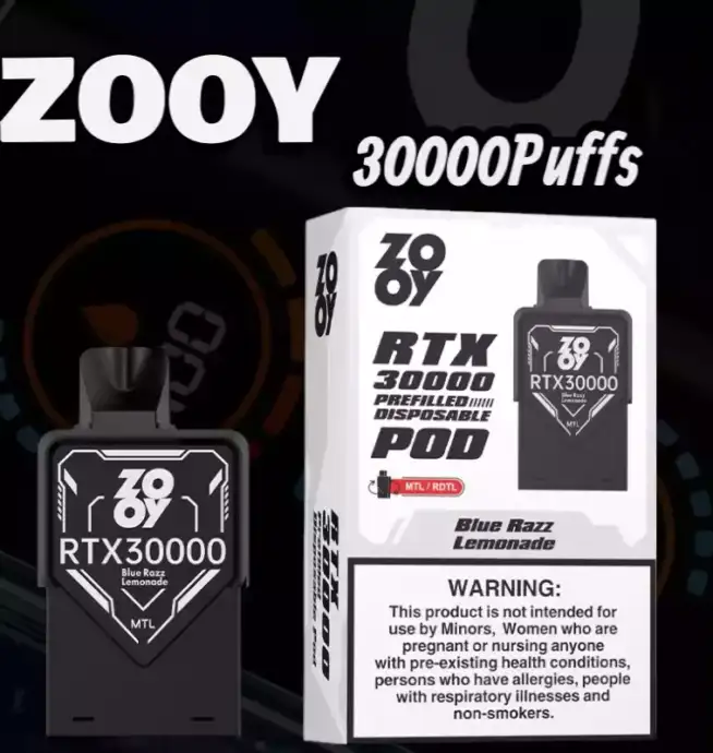 Zooy RTX 30000 Pod Vape mit RGB Licht