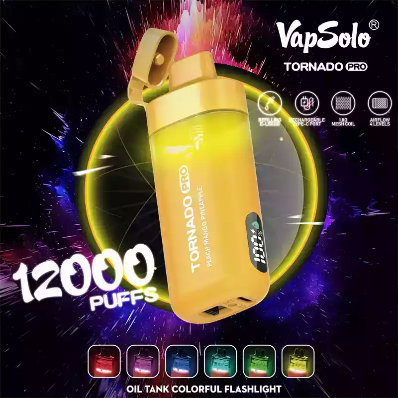 vapsolo Tornado 12000 puffs Pro – Mit RGB & Airflow