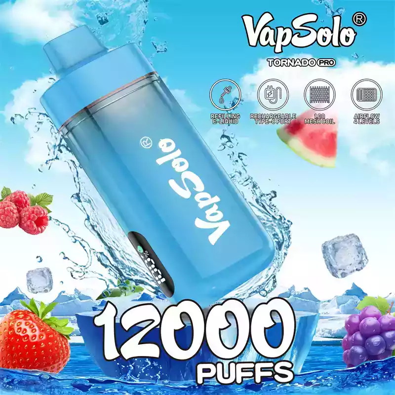 vapsolo Tornado 12000 puffs Pro – Mit RGB & Airflow