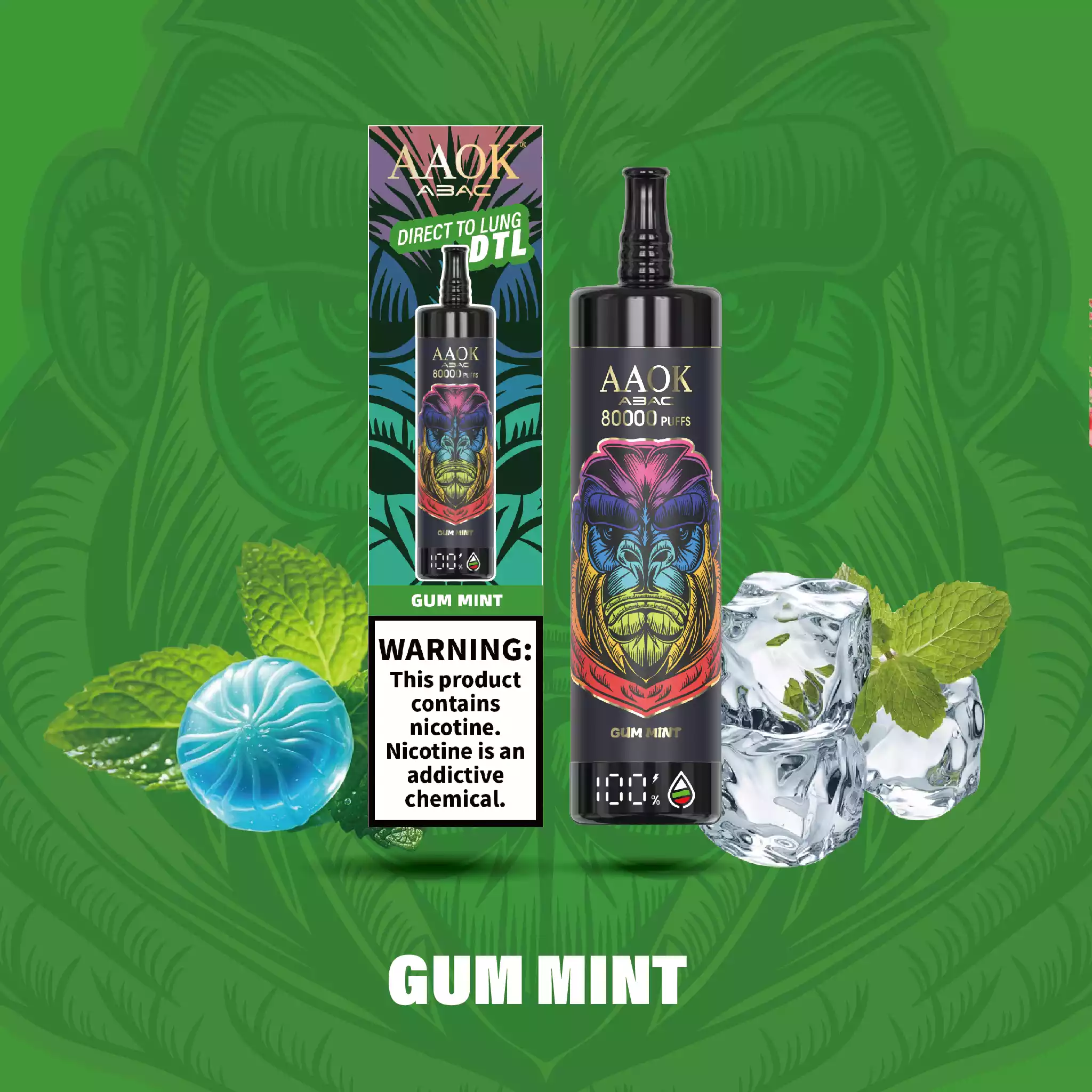 AAOK Y133 AK80000 Einweg Vape