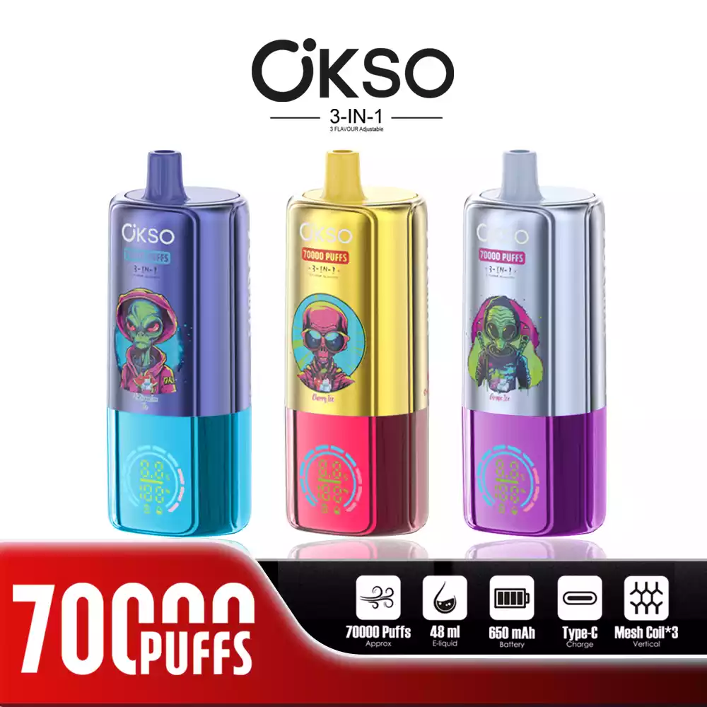 ELF BOX OKSO 3in1 70K – Triple Flavor Power