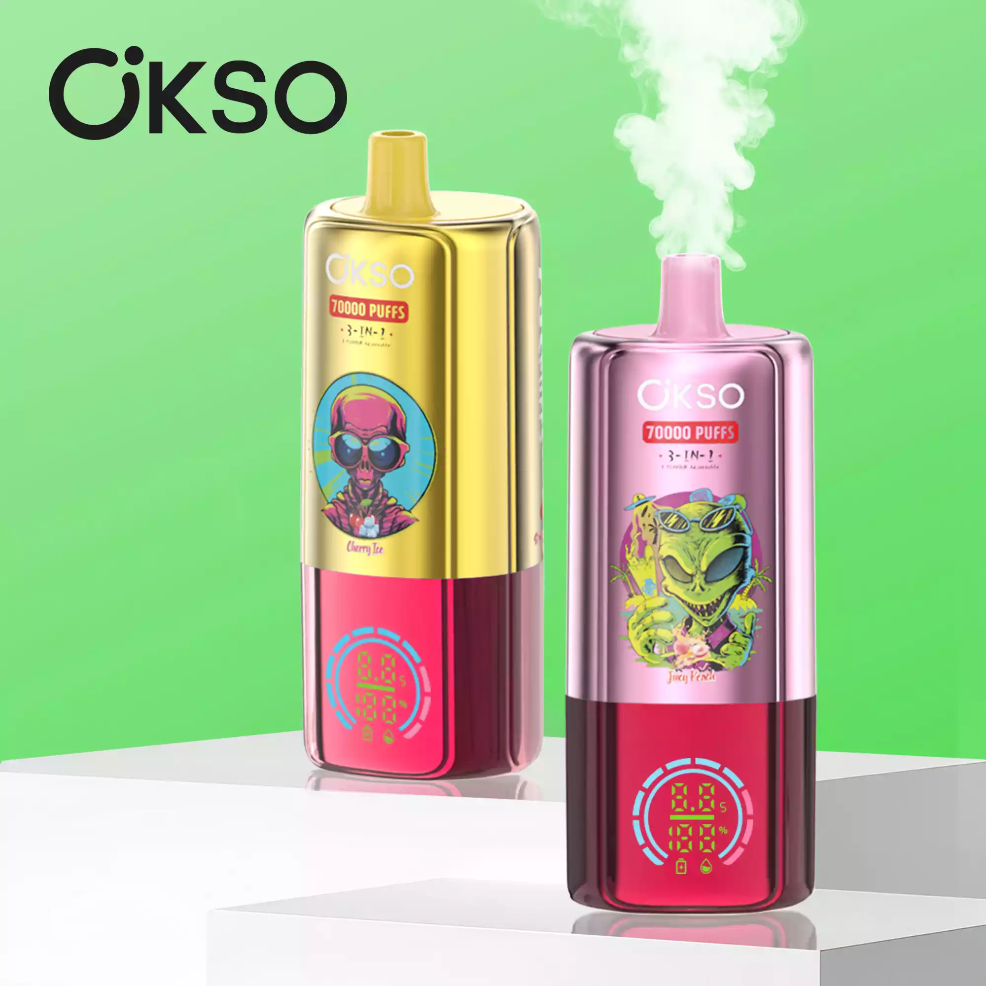 ELF BOX OKSO 3in1 70K – Triple Flavor Power