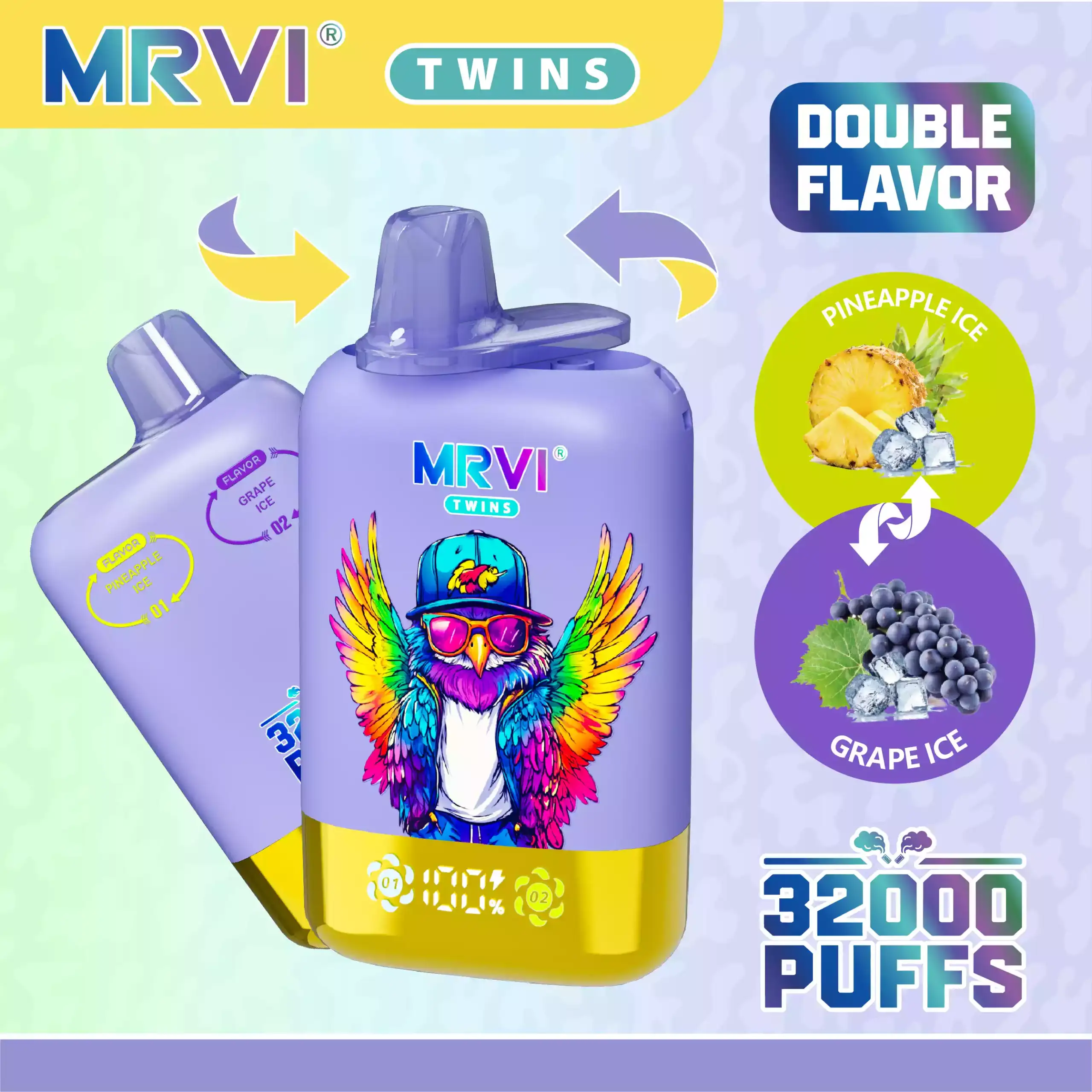 MRVI TWINS 32000 Puffs Einweg Vape