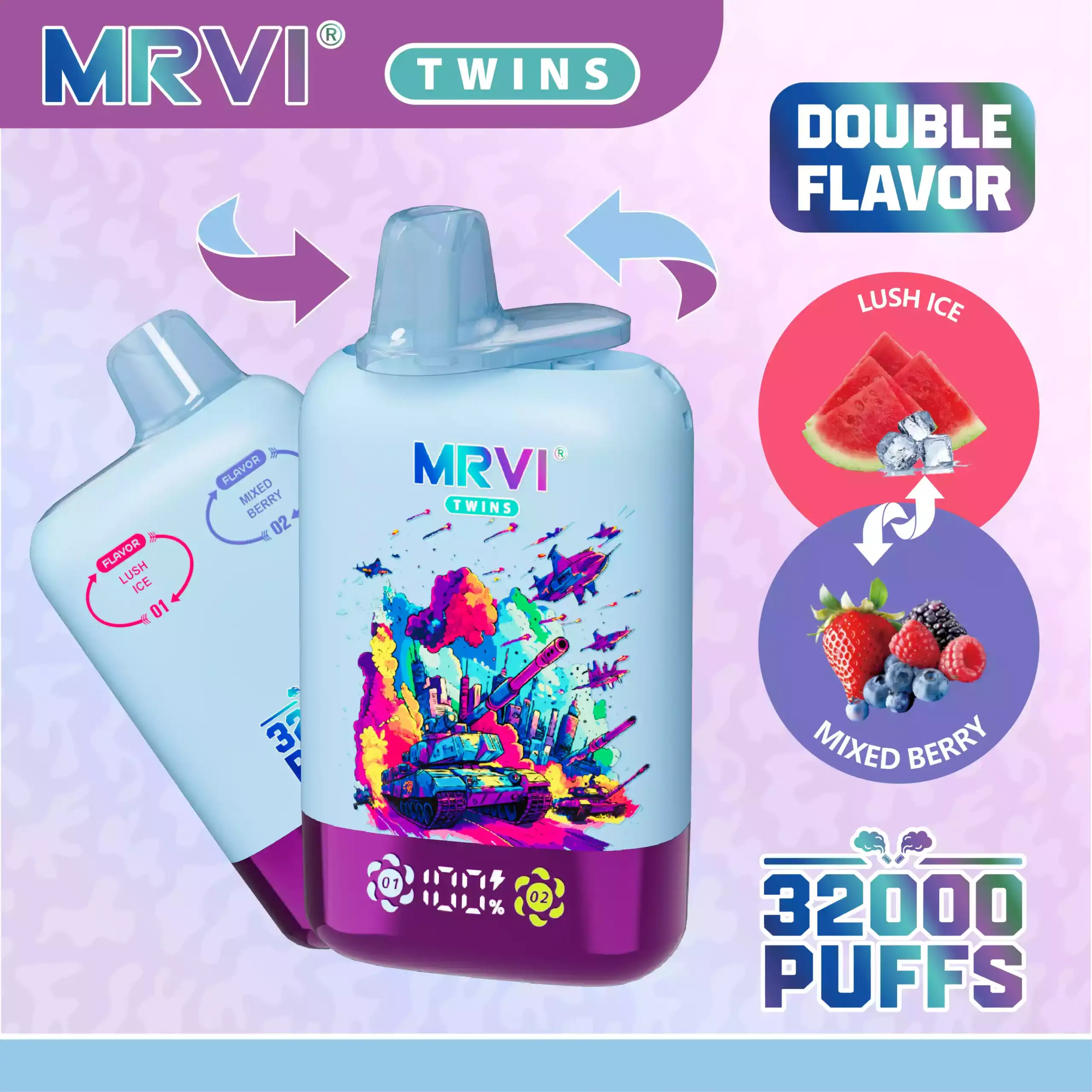 MRVI TWINS 32000 Puffs Einweg Vape